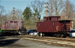 NHRR 8218 and a home built caboose